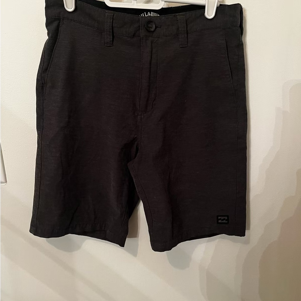 Billabong Black Flat Front Boys Shorts